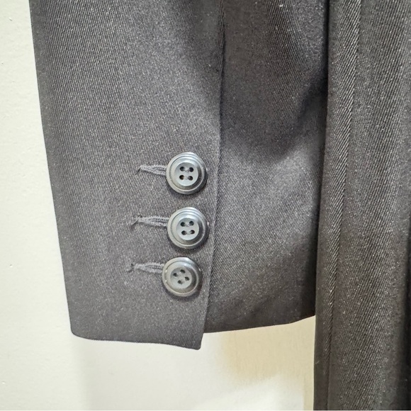 Apropos Black Belted Trench Coat Size Medium - Picture 7 of 15